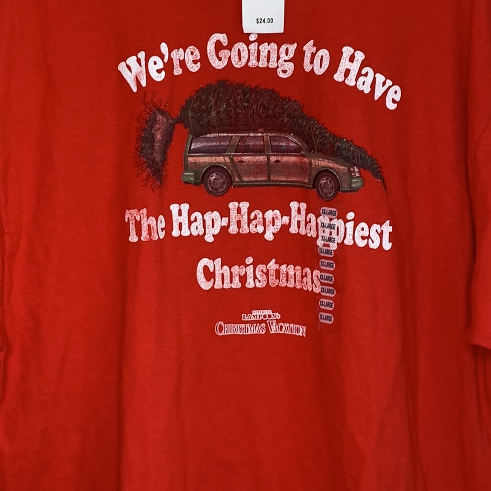 National Lampoon’s Christmas Vacation Graphic T “Hap-Hap-Happiest Christmas” - Picture 2 of 5